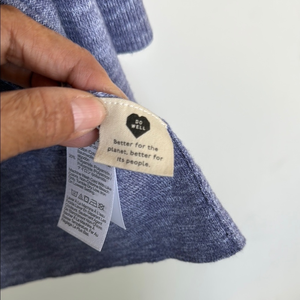 Madewell Women's Blue Open-Front Sweater - Picture 8 of 10